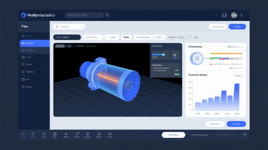多物理场耦合仿真平台界面